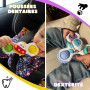 Baby Spinner Ventouse Pop it - Baby hoptoys Fidget Toys - Spinner Anti Stress - Jouet Bebe 1 an - Jouets de Bain - Hand Spinner 