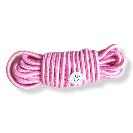 ANTEVIA - Élastique Jeu à Sauter pour Enfant 300cm | Plus DE 10 MODÈLES | Jeu Fille | Couleur : Rose (Elastic Jump)