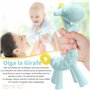 Jenna® | Kit Tetine D'alimentation | Grignoteuse Bebe Fruits Légumes Purées 3 têtes tailles S/M/L | anneau dentition bebe à mâch