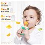 Jenna® | Kit Tetine D'alimentation | Grignoteuse Bebe Fruits Légumes Purées 3 têtes tailles S/M/L | anneau dentition bebe à mâch