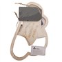 Couverture étape bebe en Français + carte étape en bois personnalisé - tapis mois pour photos - coffret cadeau naissance inclus 