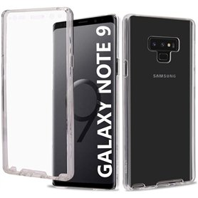 Ancile ® Coque Samsung Galaxy Note 9 360° Transparente Double Protection intégrale pour note9 Silicone TPU Antichoc dImenssion 7