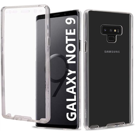Ancile ® Coque Samsung Galaxy Note 9 360° Transparente Double Protection intégrale pour note9 Silicone TPU Antichoc dImenssion 7