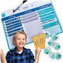 Luva And Co Tableau de Recompense CocoFamily Enfant 3-7-12 ans - Jeu educatif pour la Famille - Personnalisable - Apprentissage
