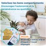 Luva And Co Tableau de Recompense CocoFamily Enfant 3-7-12 ans - Jeu educatif pour la Famille - Personnalisable - Apprentissage 