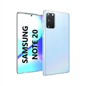 COQTEL® Coque pour Samsung Galaxy Note 20 étui Transparent Double Protection intégrale Silicone et TPU Antichoc Housse protège é