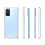 COQTEL® Coque pour Samsung Galaxy Note 20 étui Transparent Double Protection intégrale Silicone et TPU Antichoc Housse protège é