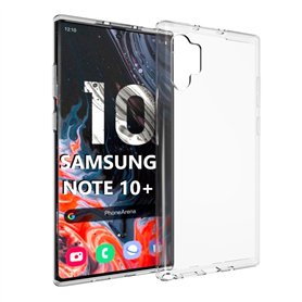 COQTEL® Coque pour Samsung Galaxy Note 10 Plus étui Transparent Double Protection intégrale Silicone et TPU Antichoc Housse pour