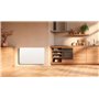 BESTHERM - Radiateur électrique fixe à inertie sèche céramique 1500W Bestherm ARIA horizontal blanc