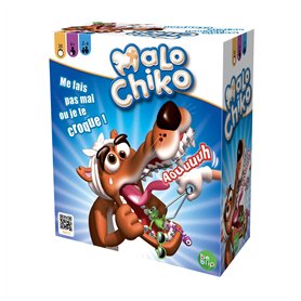 Be Blip - Malo Chiko - Jeux de Société pour Enfants dès 4 Ans - Jeu de Rapidité et d'Adresse - Retire Les Objets dans la Bouche