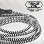 Câble Multi USB A/C Embout - Cable 3 en 1, 5 en 1 de charge 5V/2.4A - USB A ou USB C (Type-C) vers USB-C/Micro USB/Lightning com