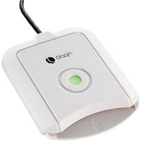 Lecteur de Carte Vitale monofente Fixe - LITEO - Olaqin - Plug and Play - Ne nécessite Pas d'installation de Logiciel - Câble US