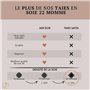 Ade'Soie - Taie Oreiller en Soie 50x70 Lot de 2 I 100% Soie de Mûrier Bio 22 Momme 6A certifiée Oeko-Tex I Bienfaits Cheveux et 