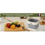 Poubelle Compost Appartement composteur de Cuisine Pliable avec Couvercle, Poubelle de Cuisine Alimentaire Anti Odeur - avec kit