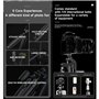 Astradeal - Support Téléphone Extensible 180 cm - Trépied Smartphone Télescopique Réglable - Perche à Selfie Professionnelle - S
