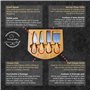 VersaCulina Plateau Fromages en Bois avec Couteaux à Fromage – Bambou – Excellente Idée Cadeau – Apéritif – Planche apéro –servi