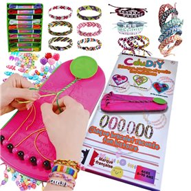 Kit Bracelet Bresilien et d'Amitié avec Notice en Français – Idée Cadeau pour Fille 8-16 Ans