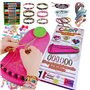Kit Bracelet Bresilien et d'Amitié avec Notice en Français – Idée Cadeau pour Fille 8-16 Ans