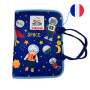 Cabanel Busy Board Montessori, Planches d'activités éducatives et sensorielles en français Version 2025, Jouet éducatif garçon e