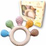 Anneau de dentition bébé "Sun" de LILYBABY® jouet dentaire souple en silicone réfrigérant