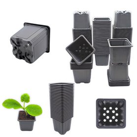 Verdonia 200 Godets Plastique 8cm pour Semis