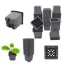 Verdonia 200 Godets Plastique 8cm pour Semis