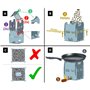 Clever Fire Lighter Réchaud écologique a pellets ou petit bois, pour camping et randonnée, pliable a plat
