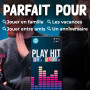 ATM Gaming Play Hit - Jeu de Société - Quiz Musiques des Années 90 et 2000 - Parfait pour Mettre l'ambiance - Jeu de Cartes - Je