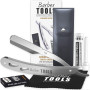 Kit/Set/Coffret d'entretien et de soin pour barbe et rasage. Avec Soin de barbier | Cosmetique Made in France ✮ BARBER TOOLS ✮