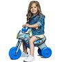 ARIGOmoto® - Petite Moto Tricycle draisienne pour Enfants de 1, 2 ou 3 Ans Garçon/Fille -Taille 2-3 Ans- Couleur Perle-Bleu