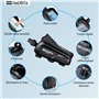 GADISTA France, Sacoche Velo Cadre Etanche pour Telephone Tactile 6.8" VTT, Cadeau Homme Noel, Accessoire Velo Indispensable