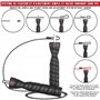 Corde à sauter crossfit - reglable - Jump rope - homme & femme pour fitness & boxe - Pack complet - skipping rope - Avec 1 corde