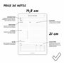 Idéal pour Organisation et Prise de No
