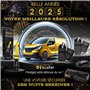 EXOSFER - Bloque Volant Voiture - Canne Antivol Sécurité Renforcée Contre le Vol - Bloc Flexible Pratique Pour Auto, Petit Campi