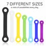 J&Co Aide à la Préhension [Pack de 7] | Poignées en silicone pour faciliter la prise en main des objets | Parfait pour Seniors, 
