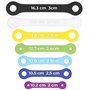 J&Co Aide à la Préhension [Pack de 7] | Poignées en silicone pour faciliter la prise en main des objets | Parfait pour Seniors, 