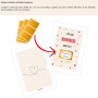 Kit de Survie pour Futur Papa - Boîte à Papa Cadeau de Naissance - Pochon en Coton Bio avec Cartes à Gratter & Bons Joker - Idéa