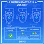 SHITO - Toilette Japonaise - Kit Bidet WC Japonais Complet - Marque Française - Installation Facile - Remplace votre Douchette W