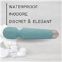 Divines Gode vibrant femme clitoridien Vibromasseur Sans Fil Bleu Ciel 20 Modes Vibratoirs et 8 niveaux de puissance Léger 138g 