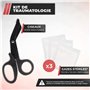 NASPORT® Garrot Tourniquet – Matériel Médical Professionnel pour les Premiers Soins - Trousse Complète de Premiers Secours – Équ