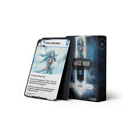 Mage Noir - Extension Glace - Jeu de Cartes Stratégique et d’Affrontement pour 2 Joueurs - Jeu de Société dès 14 Ans - Version F
