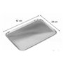 lepetitmitron -25 Plateaux en Carton Argenté - Plateaux de Présentation pour Pâtisseries/Amuse-bouches/Buffets (28x42cm)
