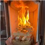 Le Bouscatier kit d'allumage Complet Petit Bois, buche et Allume feu pour cheminée poêle Four Pizza cuisinières Barbecue Charbon