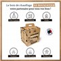 Le Bouscatier Bois de Chauffage pour cheminée poêle Four Pizza cuisinières Barbecue Charbon et brasero. 20L Bois séché hêtre chê