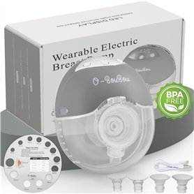 Tire Lait Electrique Main Libre en Silicone Avec Batterie à Longue Durée - 12 Niveaux & 4 Modes - Tire Lait Electrique Portable