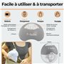 Tire Lait Electrique Main Libre en Silicone Avec Batterie à Longue Durée - 12 Niveaux & 4 Modes - Tire Lait Electrique Portable 