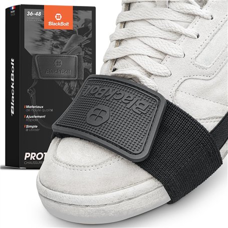 BlackBolt® Protege Chaussure Moto-Aramide-Protection Selecteur de Vitesse pour Botte et Chaussure Protection Levier de Vitesses