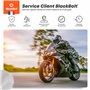 BlackBolt® Protege Chaussure Moto-Aramide-Protection Selecteur de Vitesse pour Botte et Chaussure Protection Levier de Vitesses 