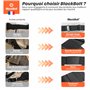 BlackBolt® Protege Chaussure Moto-Aramide-Protection Selecteur de Vitesse pour Botte et Chaussure Protection Levier de Vitesses 