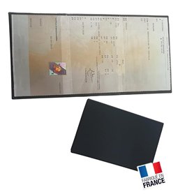 Idée pro mobilité Étui Carte Grise 3 Volets – PVC Gomme Toucher Doux – Fabriqué en France – Protection Certificat d’Immatriculat